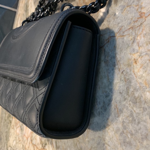 Tory Burch Matte small Fleming Convertible Shoulder Bag - Picture 5 of 9